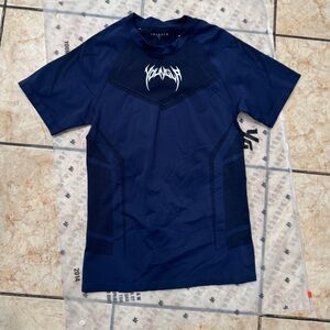 YoungLA Men's Navy Blue Shirt